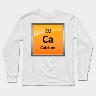 Calcium Element Symbol - Periodic Table Long Sleeve T-Shirt